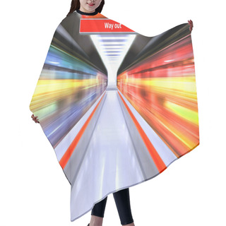 Personality  Subway Hair Cutting Cape
