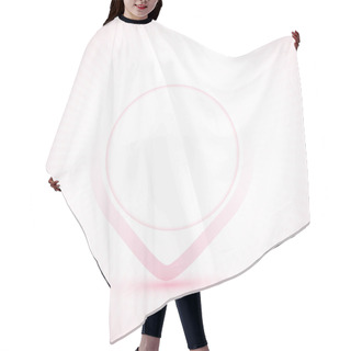 Personality  Icon On The Pink Background Hair Cutting Cape