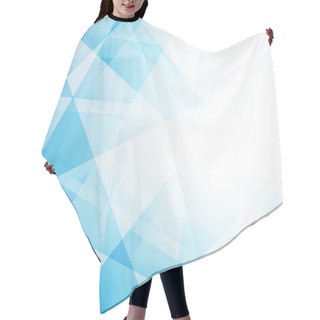 Personality  Abstract Light Blue Background. Vector  Hair Cutting Cape