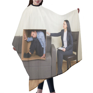 Personality  The Psychotherapy Session Hair Cutting Cape