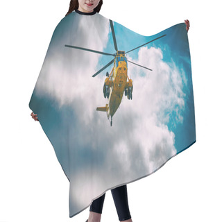 Personality  Search And Rescue Helicopter Hair Cutting Cape