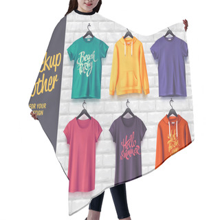 Personality  Mockup Clothes For Your Design  Hair Cutting Cape