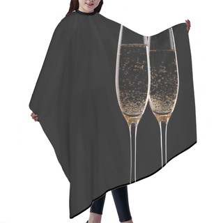 Personality  Two Glasses Of Champagne Hair Cutting Cape