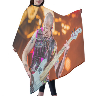 Personality  8-10 June 2019. Pinkpop Festival, Landgraaf, The Netherlands. Concert Of Red-Hot-Chili Peppers Hair Cutting Cape