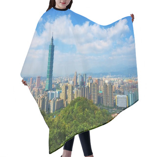 Personality  Taipei Skyline Hair Cutting Cape