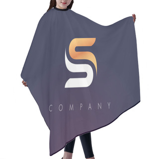 Personality  S Logo. S Letter Icon Design Vector Hair Cutting Cape