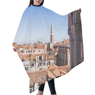 Personality  Saint Mark Bell Tower And Ancient Buildings In Venice, Italy  Hair Cutting Cape