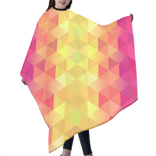 Personality  Vertical Gradient Geometric Background Hair Cutting Cape