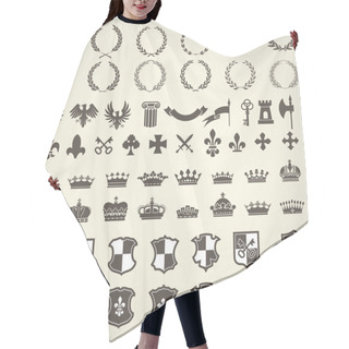 Personality  Heraldry Kit Of Knight Blazons And Coat Of Arms Elements - Medie Hair Cutting Cape
