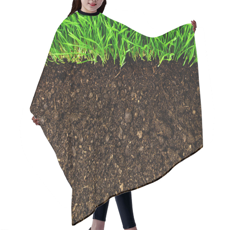 Personality  Healthy Grass And Soil Hair Cutting Cape