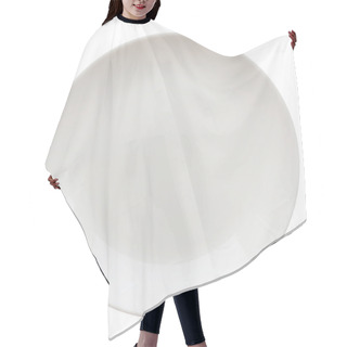Personality  White Plate Hair Cutting Cape