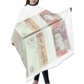 Personality  Packs Of Pound Sterling, 3D Rendering Hair Cutting Cape