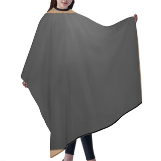 Personality  Black Chalkboard With Spot Light And Wooden Frame Hair Cutting Cape