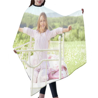 Personality  Child In Field Hair Cutting Cape