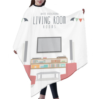 Personality  Living Room (White Background) Hair Cutting Cape