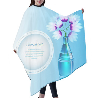 Personality  Spring Flowers In A Vase Hair Cutting Cape