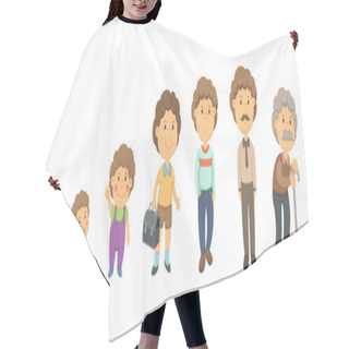 Personality  Age Human Life Hair Cutting Cape