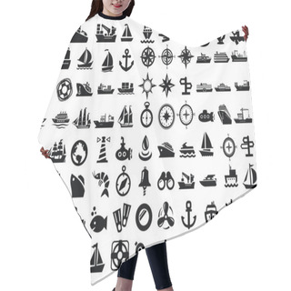 Personality  Boat And Ship Hair Cutting Cape