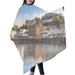 Personality  Scenic View Over Oban In Scotland Hair Cutting Cape