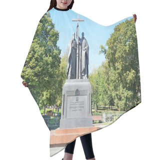 Personality  Monument To Cyril And Methodius. Moscow, Slavyanskaya Square Hair Cutting Cape