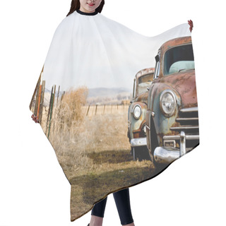 Personality  Vintage Cars Hair Cutting Cape