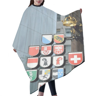 Personality  Swiss Square Commemeration Hair Cutting Cape