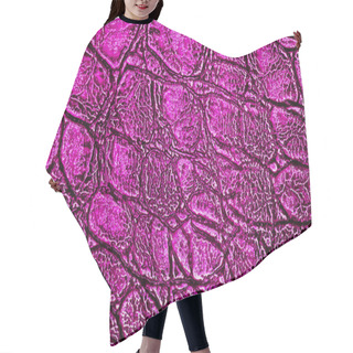 Personality  Background Of Abstract Violet Crocodile Skin Texture Hair Cutting Cape