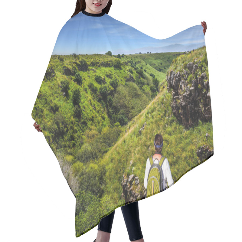 Personality   Flowering Green Slopes Of The Golan Hair Cutting Cape