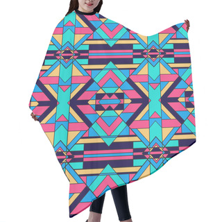 Personality  Funky Abstract Geometric Seamless Pattern Hair Cutting Cape