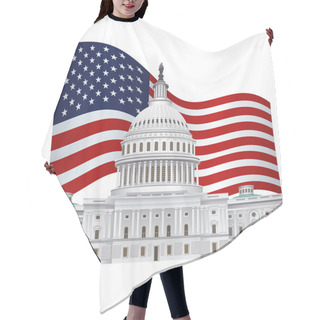 Personality  Capitol Building Hair Cutting Cape