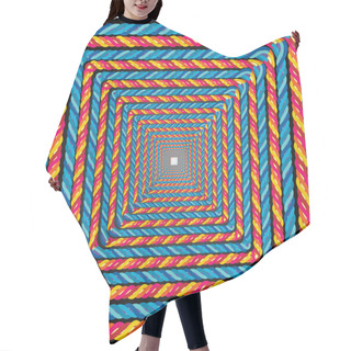 Personality  Rope-frame-illusion Hair Cutting Cape