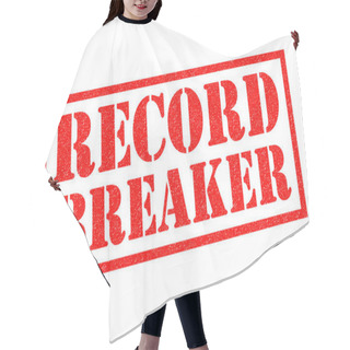 Personality  RECORD BREAKER Rubber Stamp Hair Cutting Cape
