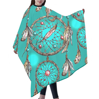 Personality  Illustration Of Dreamcatcher Hair Cutting Cape