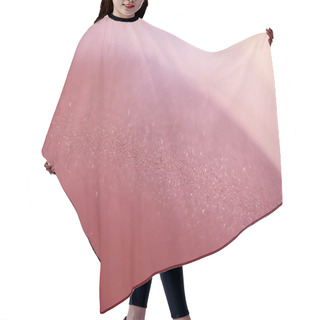 Personality  Background Sand Friable Spangles, Bokeh With Flickering Iridescent Glitter Hair Cutting Cape