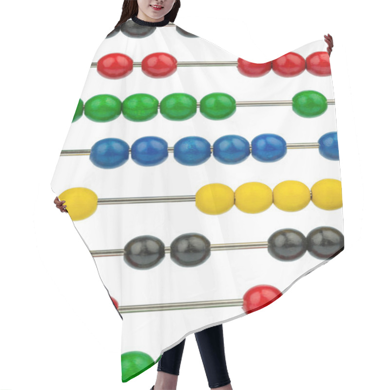 Personality  Abacus With Colored Beads Hair Cutting Cape