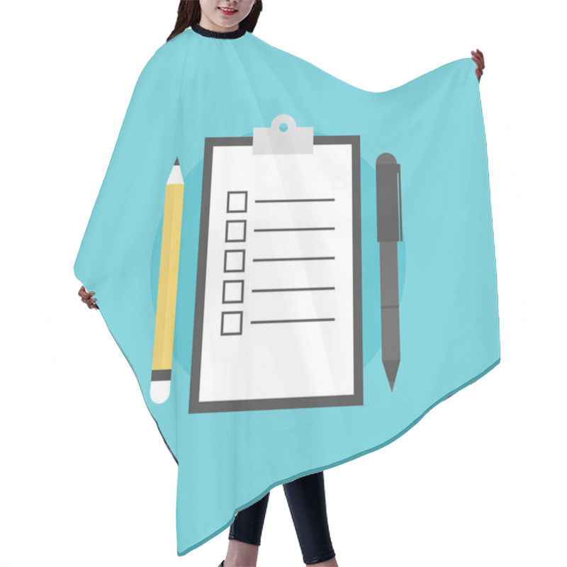 Personality  Checklist Reminder  Icon Hair Cutting Cape