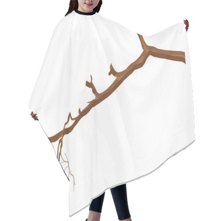 Personality  Dry Tree Branch Element Hair Cutting Cape