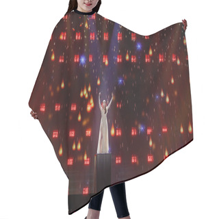 Personality  Demy From Greece  Eurovision 2017 Hair Cutting Cape