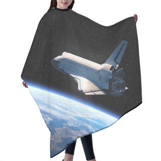 Personality  Space Shuttle Orbiting Earth Hair Cutting Cape