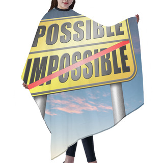 Personality  Possible Or Impossible Sign Hair Cutting Cape