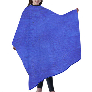 Personality  Blue Colored Abstract Wall Background With Textures Of Different Shades Of Blues Hair Cutting Cape