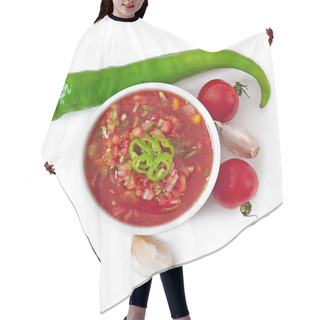 Personality  Bowl Of Fresh Salsa Dip Hair Cutting Cape