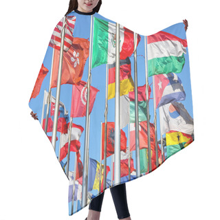 Personality  Flag Of The World Hair Cutting Cape