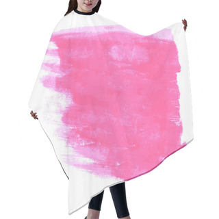 Personality  Grunge Pink Banner Hair Cutting Cape