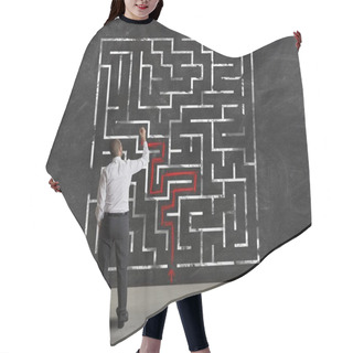 Personality  Finding The Solution Of Maze Hair Cutting Cape