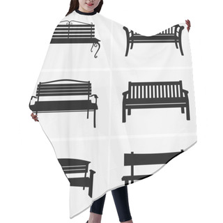 Personality  Benches Hair Cutting Cape