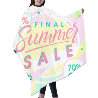 Personality  Summer Sale Banner Hair Cutting Cape