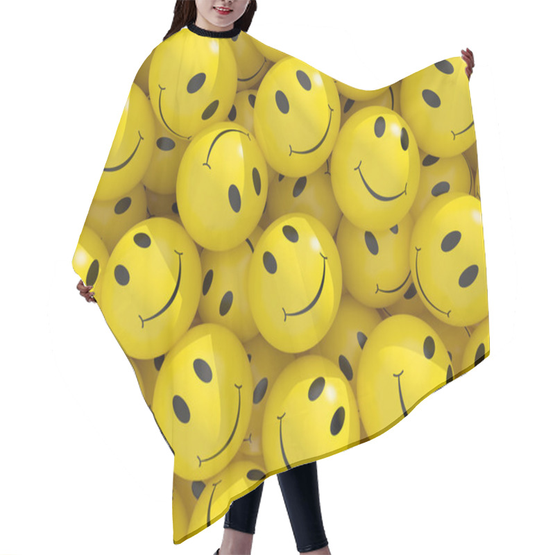 Personality  Emoticons Hair Cutting Cape