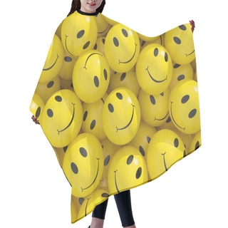 Personality  Emoticons Hair Cutting Cape