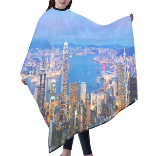 Personality  Hong Kong At Night Hair Cutting Cape